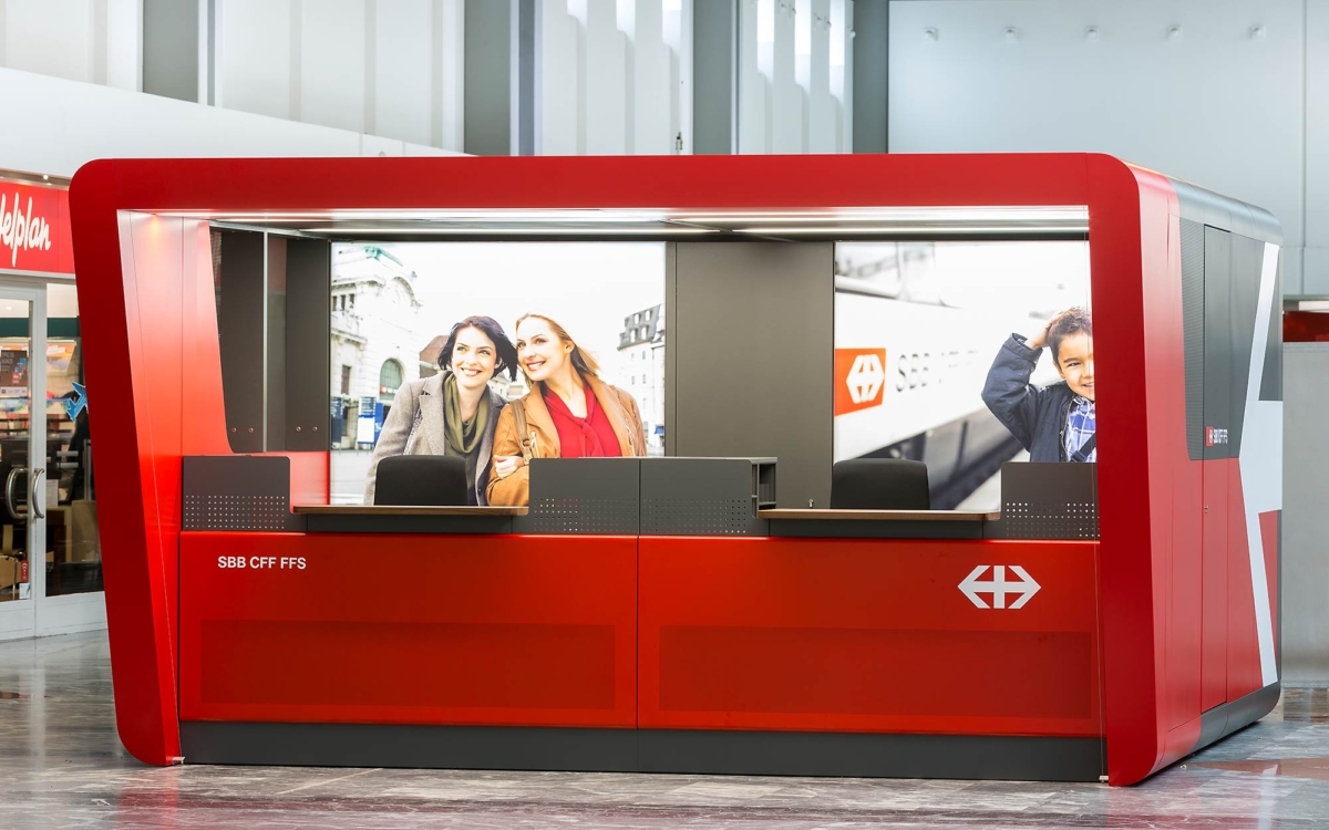 Modulares Raumsystem der SBB