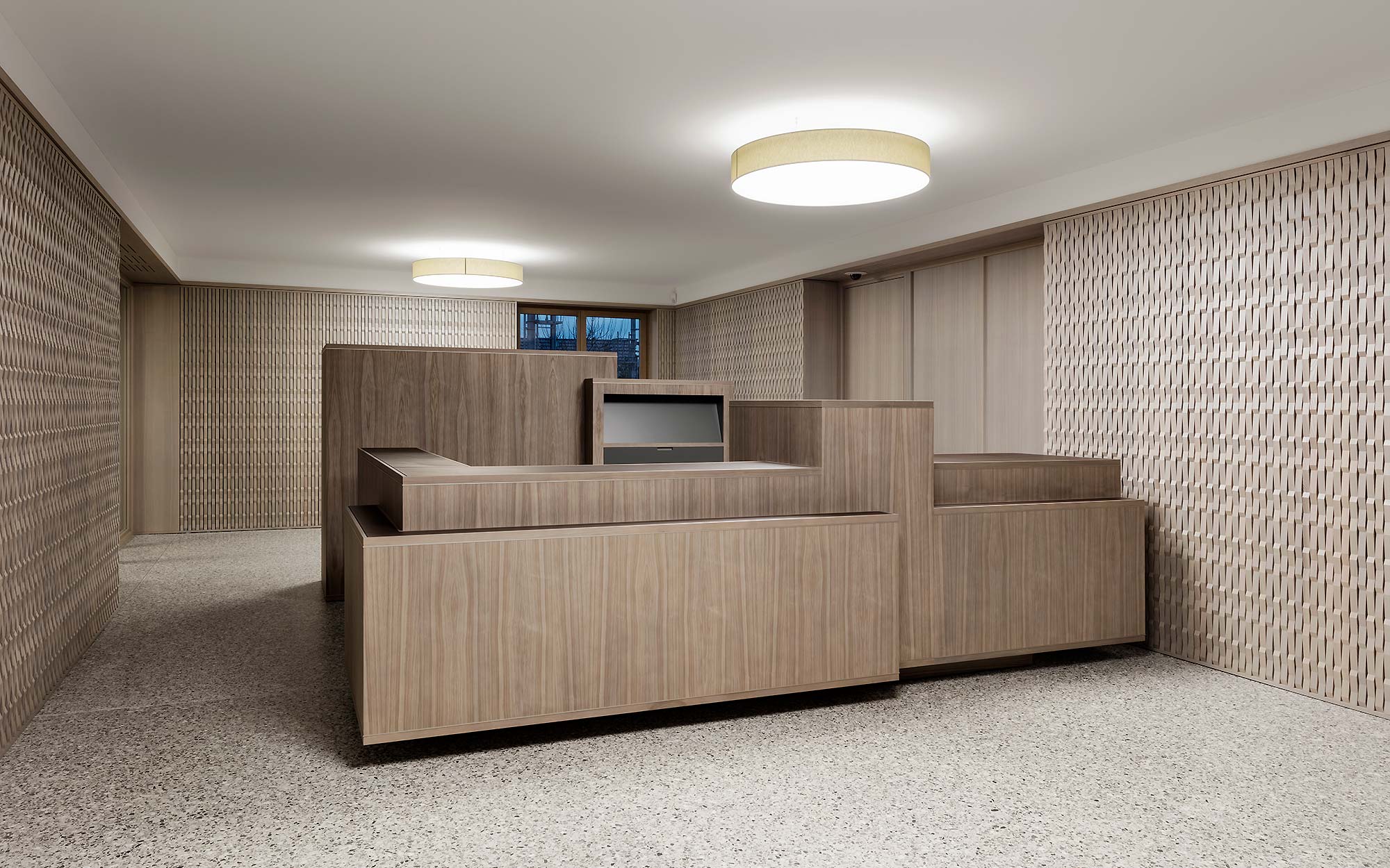 Cashschalter in der Bank