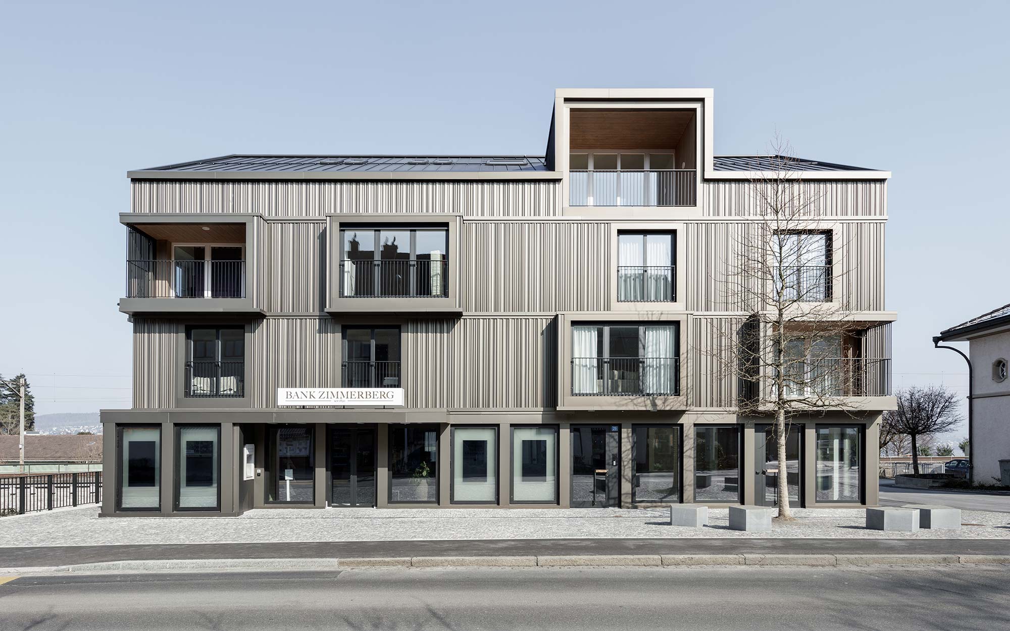 Aussenansicht des Gebäudes.