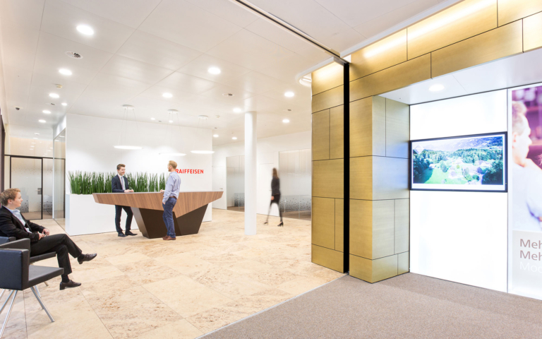 Innenarchitektur beraterbank Raiffeisen